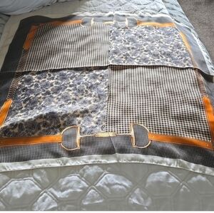 Scarf 3 pc set horse bit pattern lux Set texting gloves & neutral sun…